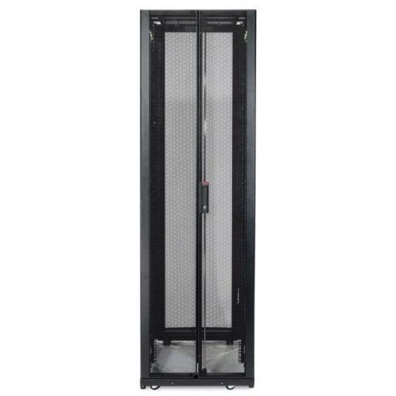 Server Rack Enclosure - NetShelter SX 45U Black Data Center Cabinet | APC AR3105