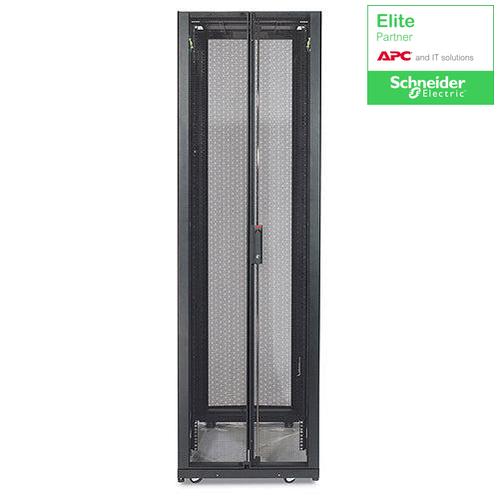 Server Rack Enclosure - NetShelter SX 45U Black Data Center Cabinet | APC AR3105