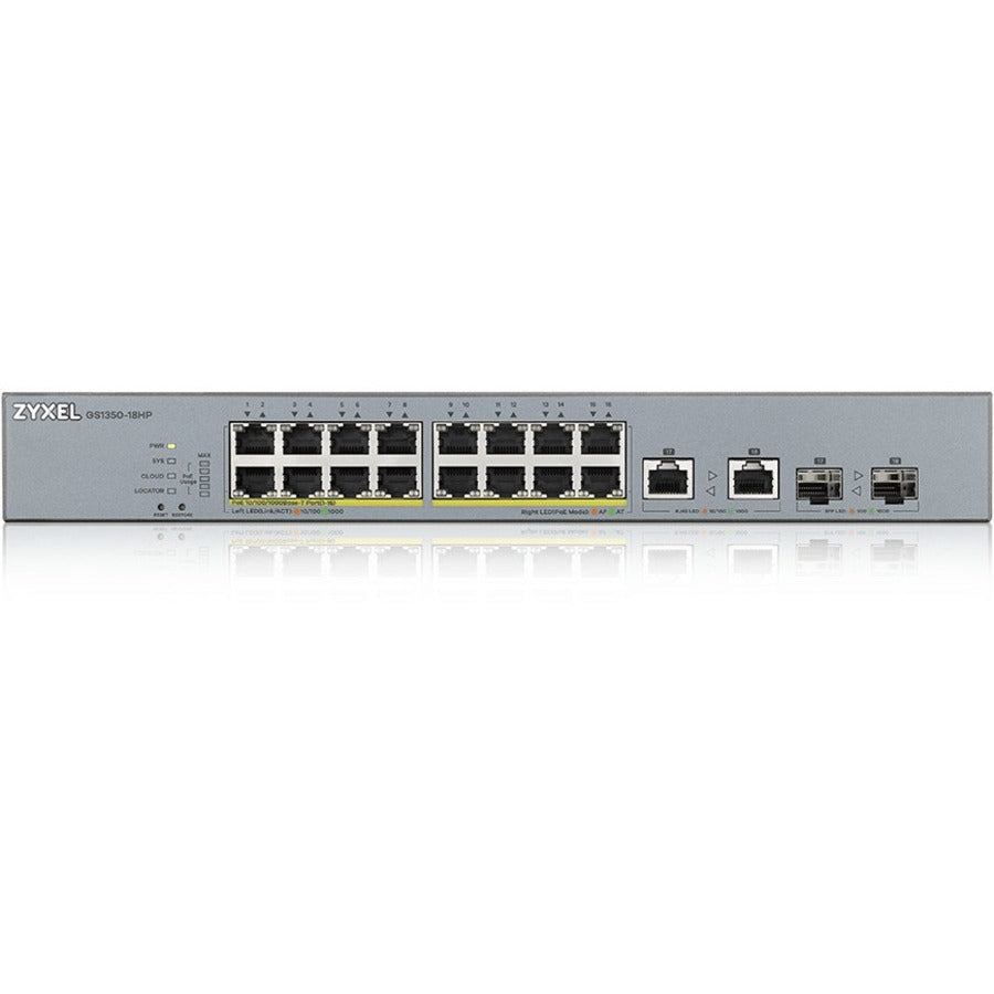 Smart Managed Switch for Surveillance - PoE Camera Recovery | ZYXEL GS1350-18HP