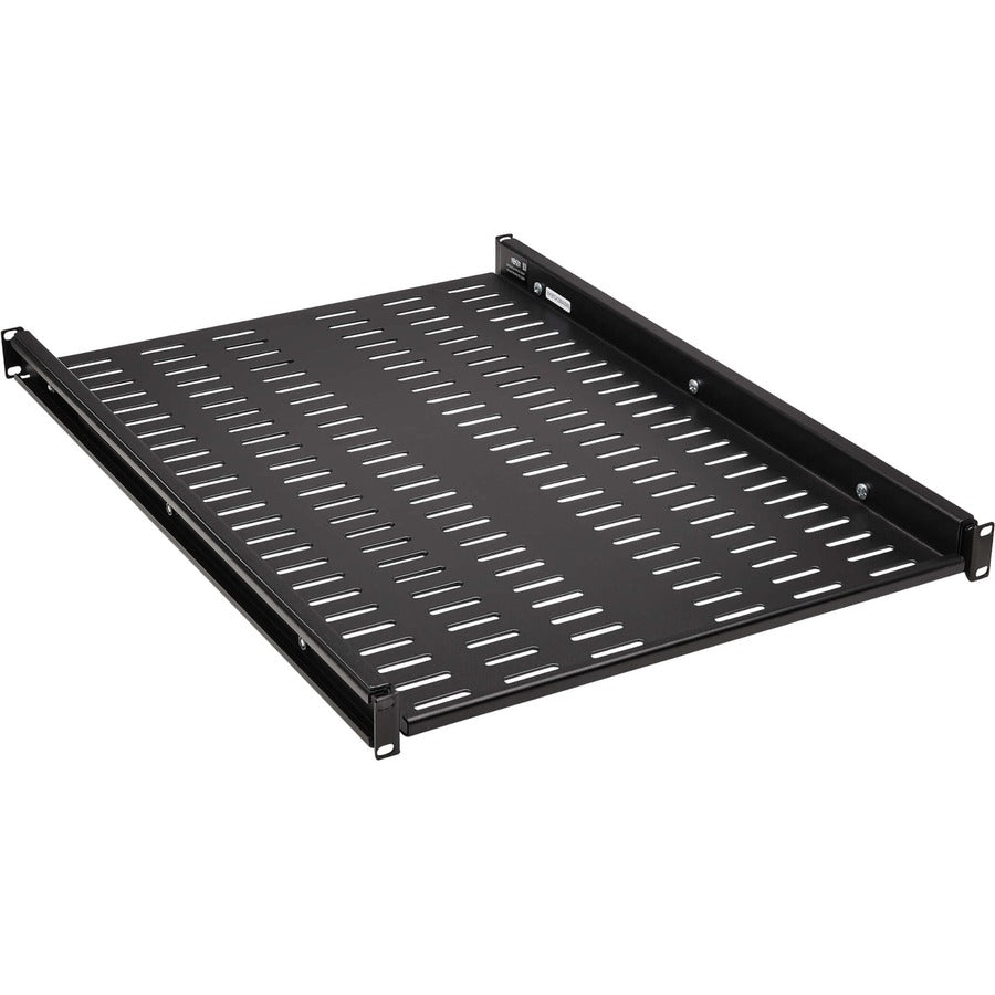 SmartRack Adjustable-Deep Steel Rack Shelf - 1U, Vented, 250 lb. Capacity SRSHELF4PHDVENT