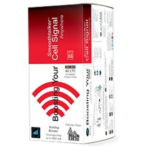 Smoothtalker Stealth X6 60dB 4G LTE Extreme Power 6 Band Cellular Signal Booster Kit BBUX660GP