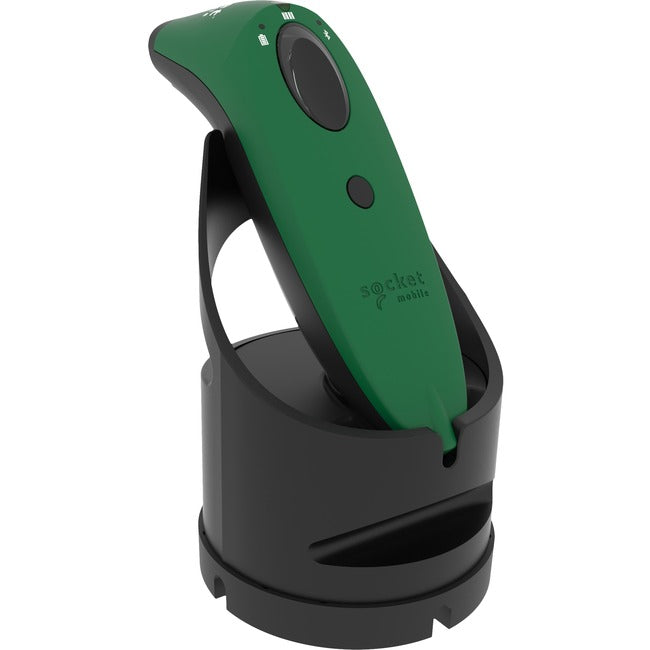 Socket Mobile Socketscan S720, Linear Barcode Plus Qr Code Reader, Green & Black Dock