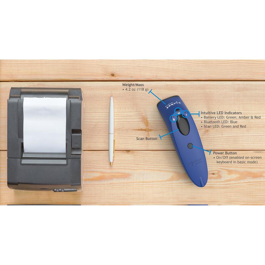 SocketScan&reg; S730, 1D Laser Barcode Scanner, Blue - 50 Pack CX3399-1857