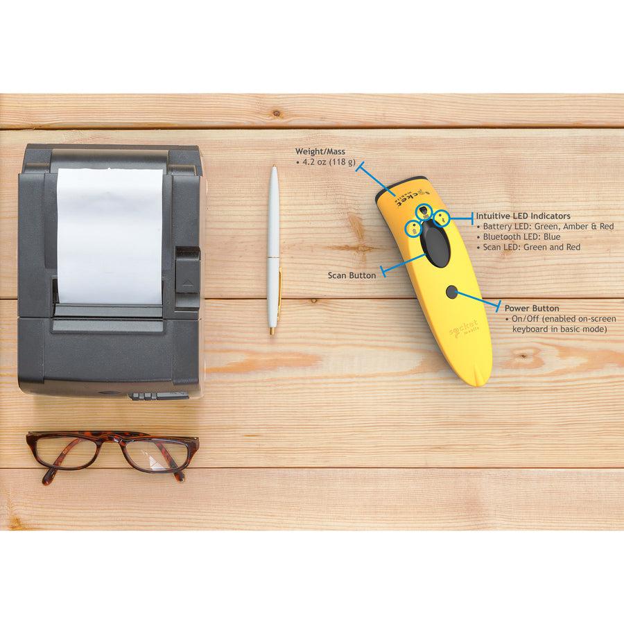 SocketScan&reg; S730, 1D Laser Barcode Scanner, Yellow - 50 Pack CX3403-1861