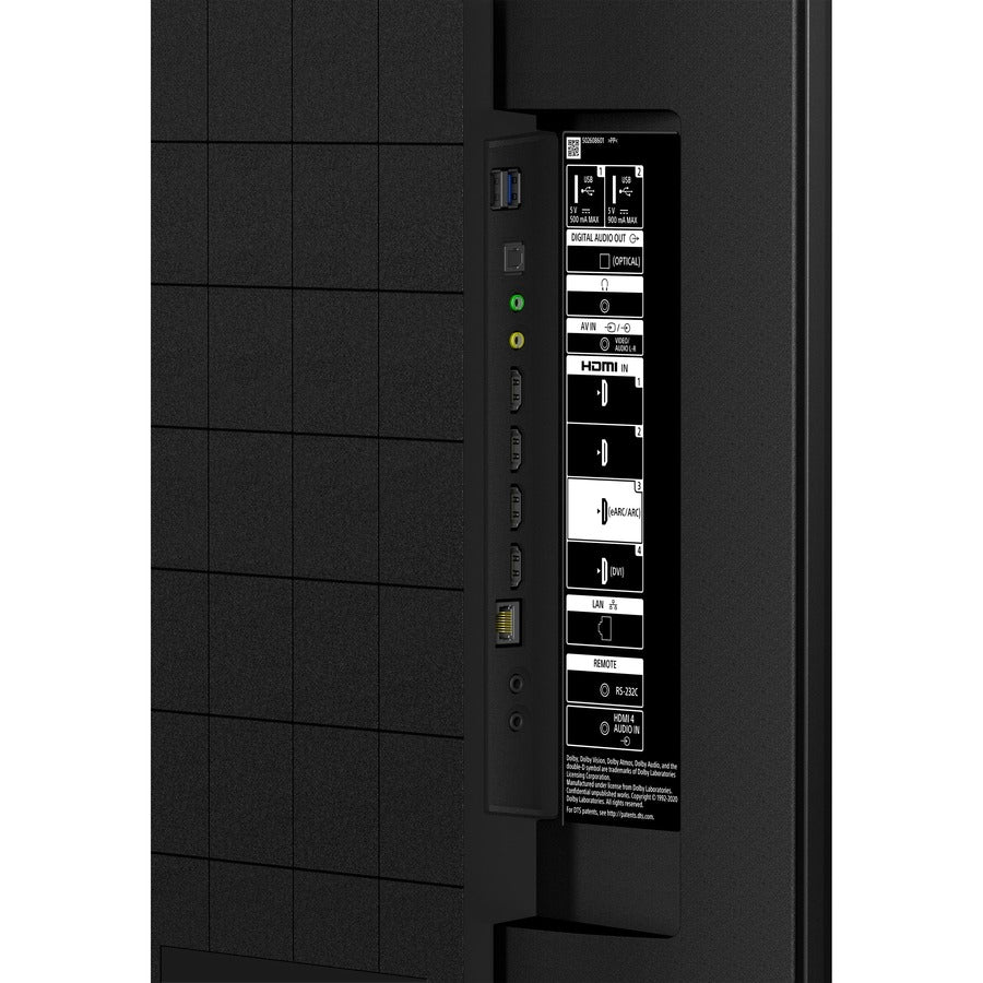 Sony Fw-43Bz30J Signage Display Digital Signage Flat Panel 109.2 Cm (43") Ips Wi-Fi 440 Cd/M² 4K Ultra Hd Black Built-In Processor Android 10