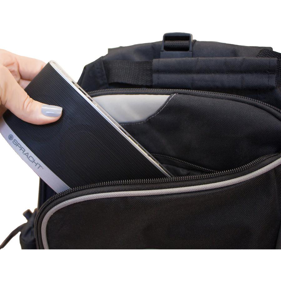 Spracht Blunote2.0 Portable Bluetooth Speaker System - 10 W RMS - Silver WS-4015