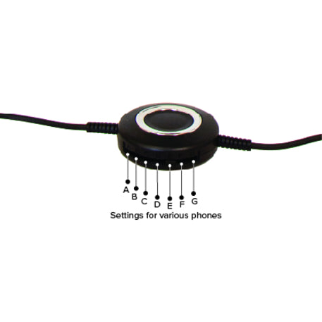 Spracht ZUM ZUMRJ9B Noise Canceling Stereo Headset - RJ9 Wired Binaural | Spracht