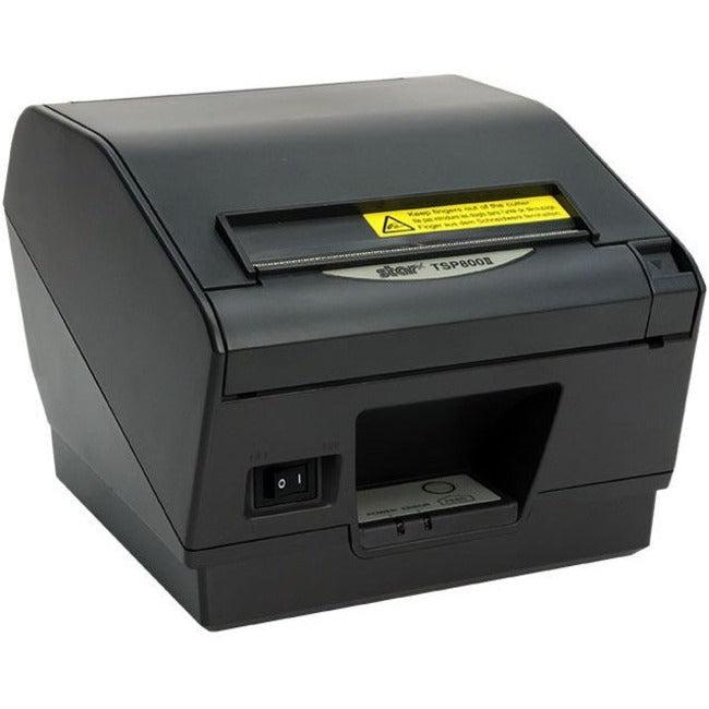 Star Micronics TSP800 TSP847IIL-24 GRY Receipt Printer - Monochrome - 150 mm/s Mono - 203 dpi - Network - Ethernet 37962130