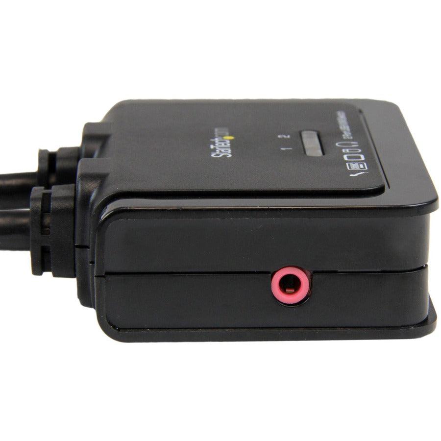 StarTech SV211HDUA 2-Port USB HDMI KVM Switch - Audio & Remote Control | TecISoft
