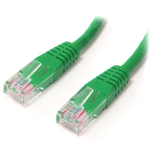 Startech.Com 1 Ft Cat5E Green Molded Rj45 Utp Cat 5E Patch Cable - 1Ft Patch Cord