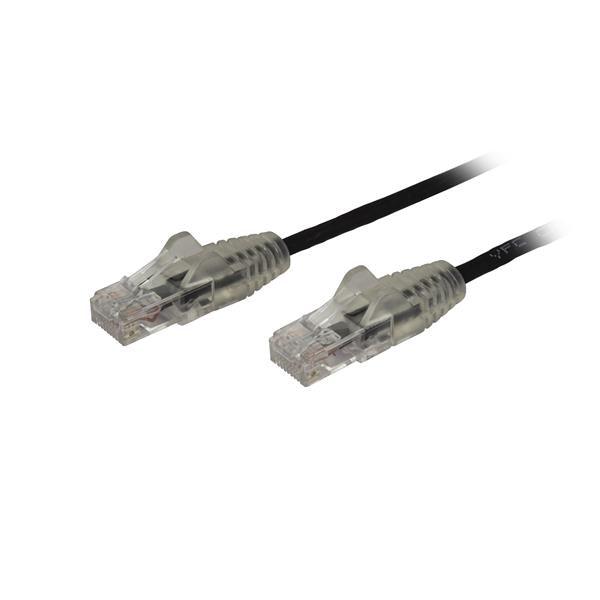 Startech.Com 1 Ft. Cat6 Ethernet Cable - Slim - Snagless Rj45 Connectors - Black