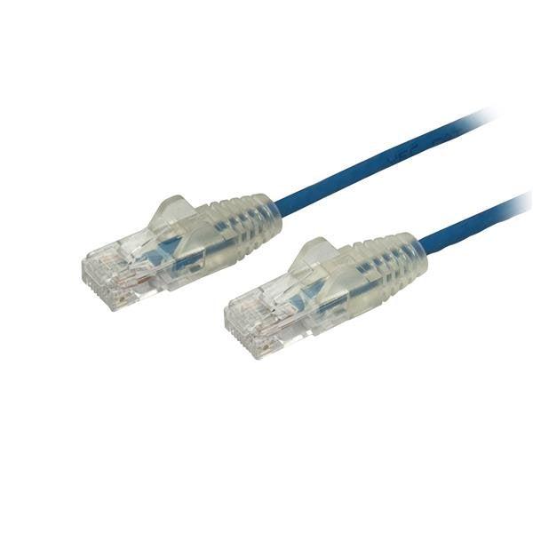 Startech.Com 1 Ft. Cat6 Ethernet Cable - Slim - Snagless Rj45 Connectors - Blue