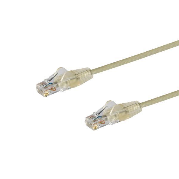Startech.Com 1 Ft. Cat6 Ethernet Cable - Slim - Snagless Rj45 Connectors - Gray