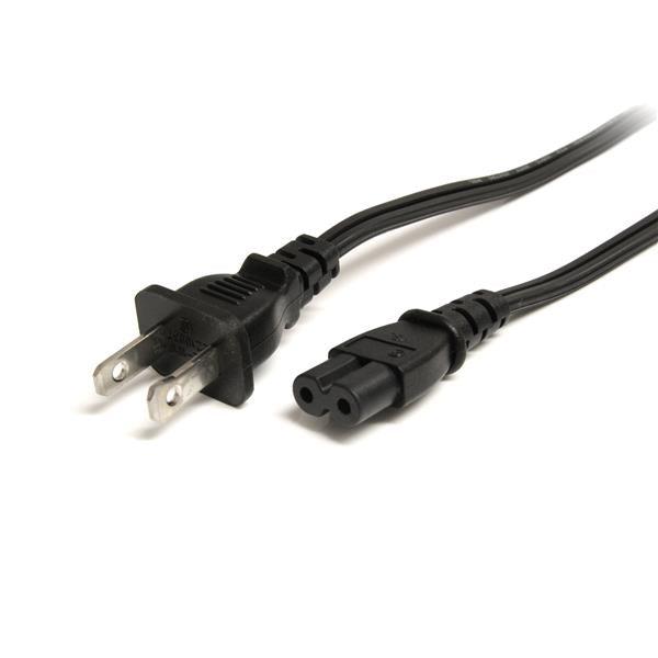 Startech.Com 10 Ft Standard Laptop Power Cord - Nema 1-15P To C7