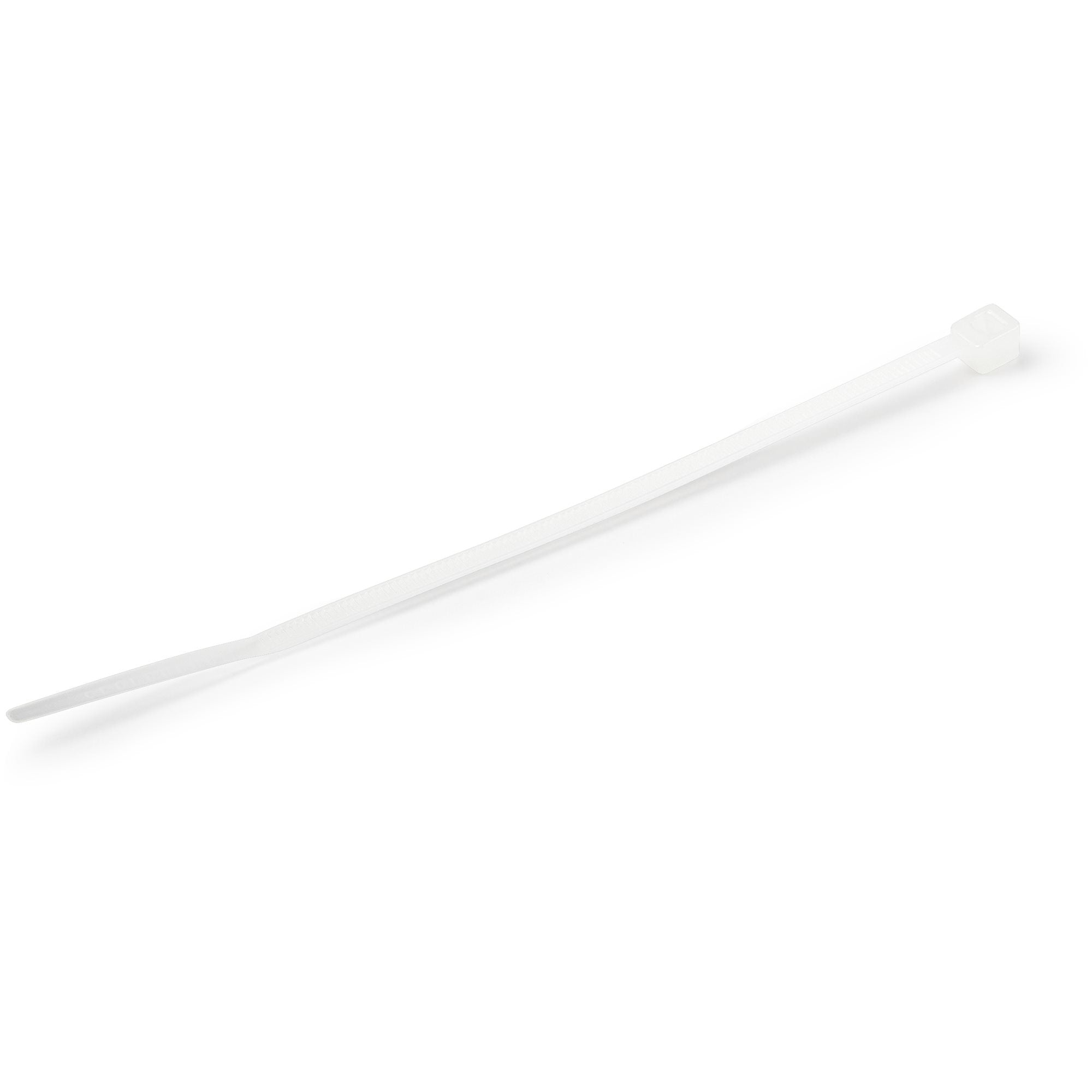 Startech.Com 1000 Pack 4" Cable Ties - White Small Nylon/Plastic Zip Tie - Adjustable