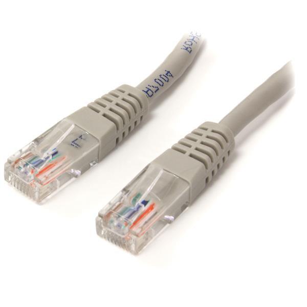Startech.Com 15 Ft Cat5E Gray Molded Rj45 Utp Cat 5E Patch Cable - 15Ft Patch Cord