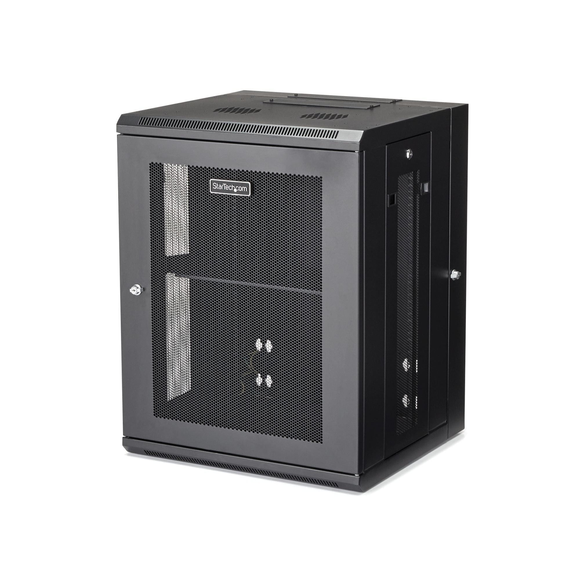 Startech.Com 15U 19" Wall Mount Network Cabinet - 16" Deep Hinged Locking It Network Switch Depth