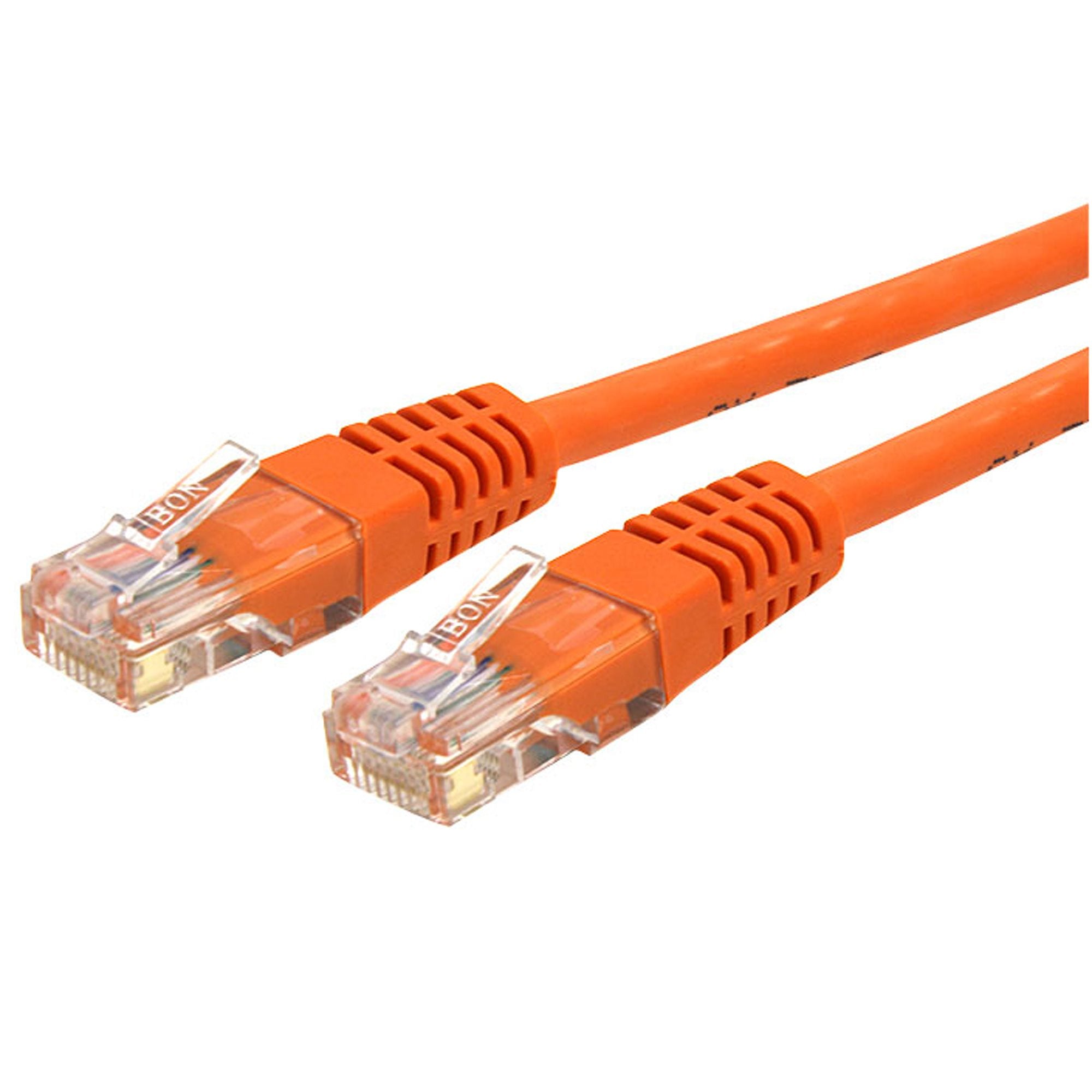 Startech.Com 15Ft Cat6 Ethernet Cable - Orange Cat 6 Gigabit C6PATCH15OR