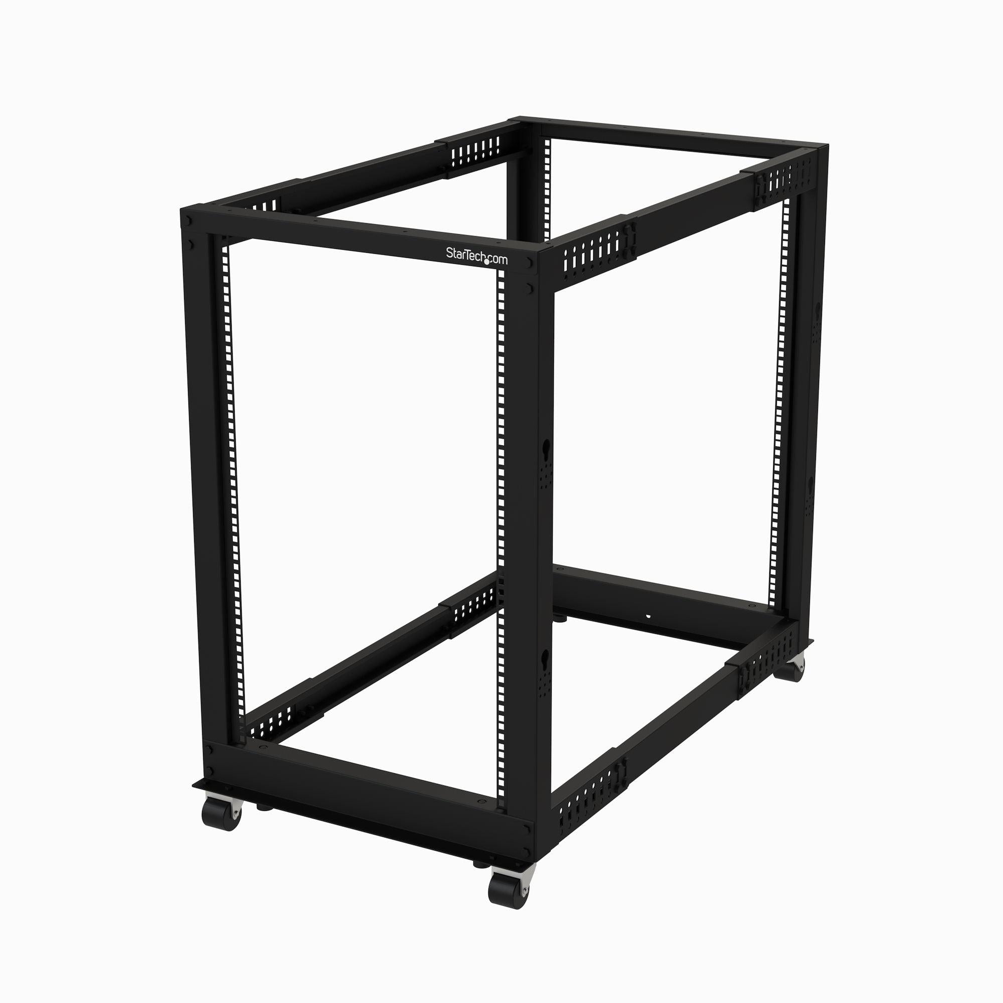 Startech.Com 18U 19" Open Frame Server Rack - 4 Post Adjustable Depth 23-41" Mobile - Free