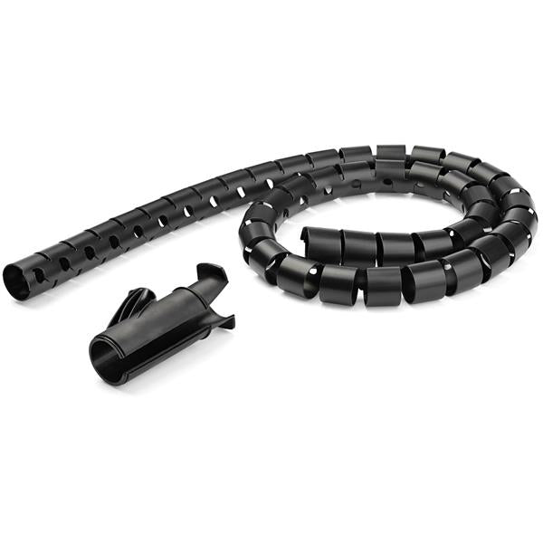 Startech.Com 1.5 M (4.9 Ft.) Cable-Management Sleeve - Spiral - 45 Mm (1.8 In.) Diameter
