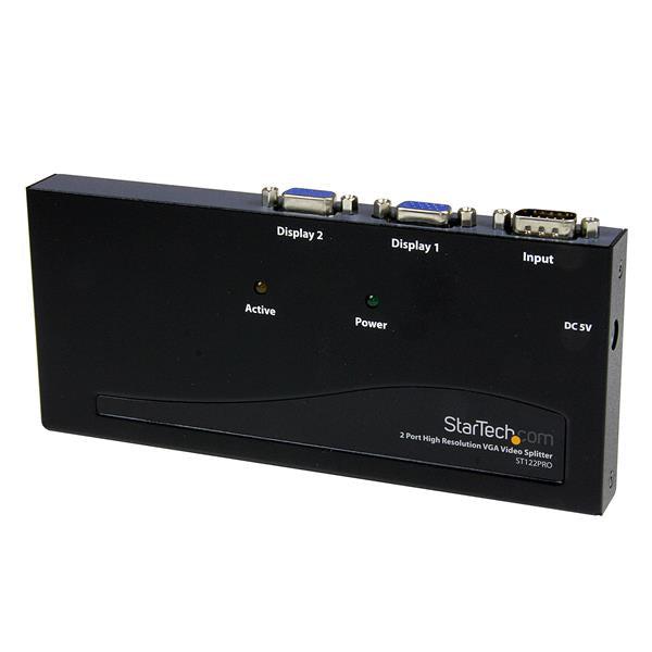 Startech.Com 2 Port High Resolution Vga Video Splitter - 350 Mhz