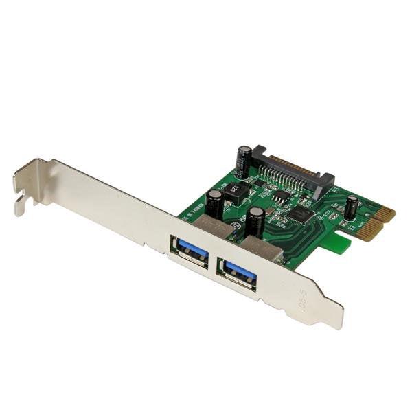 Startech.Com 2 Port Pci Express (Pcie) Superspeed Usb 3.0 Card Adapter With Uasp - Sata Power
