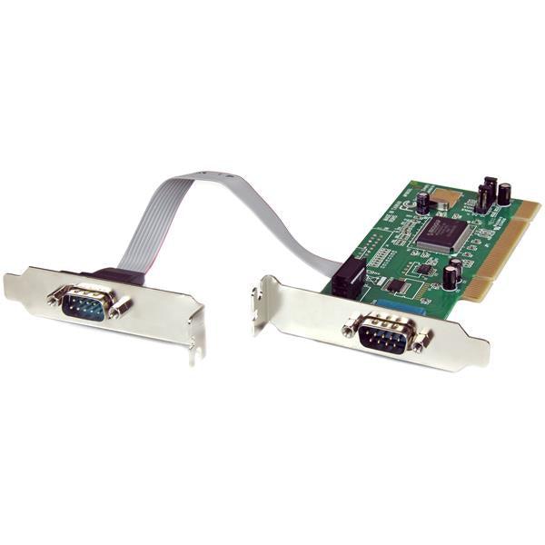 Startech.Com 2 Port Pci Low Profile Rs232 Serial Adapter Card With 16550 Uart