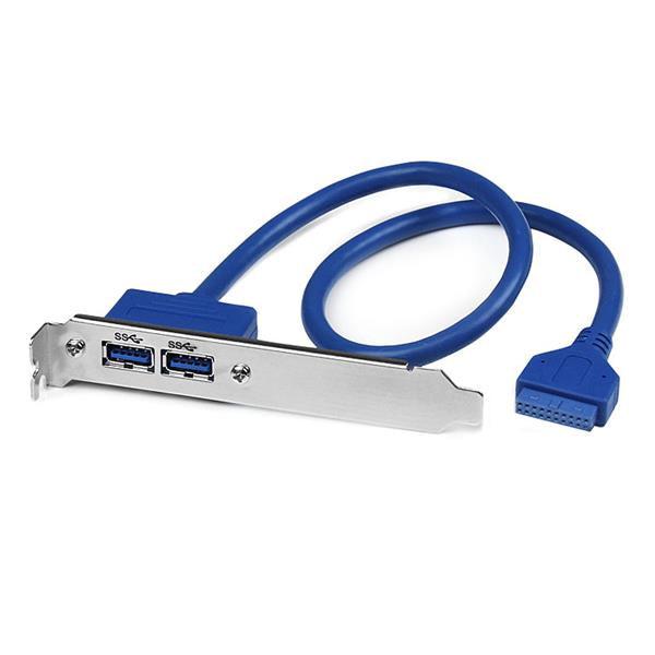 Startech.Com 2 Port Usb 3.0 A Female Slot Plate Adapter