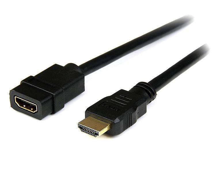 Startech.Com 2M (6Ft) Hdmi Extension Cable - Hdmi Male To Female Cable - 4K Hdmi Cable Extender - 4K 30Hz Uhd Hdmi Cable With Ethernet M/F - High Speed Hdmi 1.4 Cable - Hdmi Cord Extender