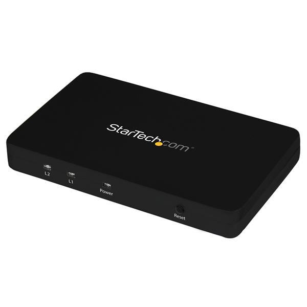 Startech.Com 4K Hdmi 2-Port Video Splitter  1X2 Hdmi Splitter W/ Solid Aluminum Housing  4K 30Hz