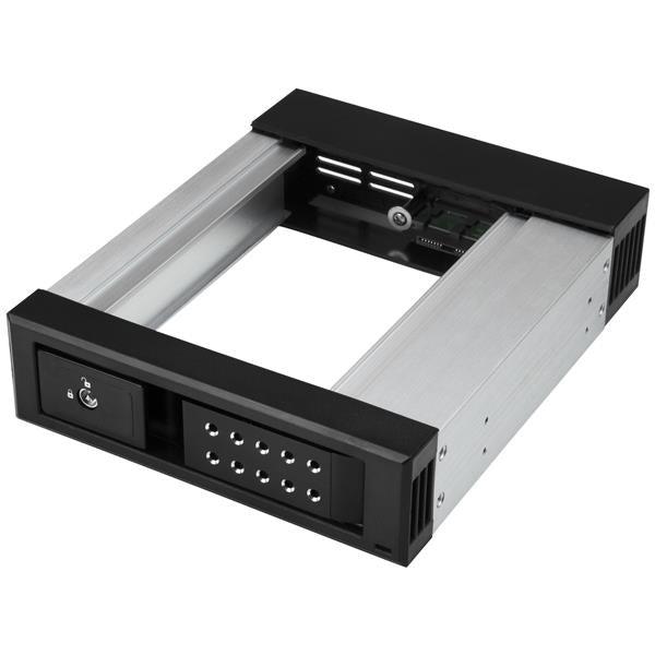 Startech.Com 5.25 To 3.5 Hard Drive Hot Swap Bay - For 3.5" Sata/Sas Drives - Trayless - Aluminum