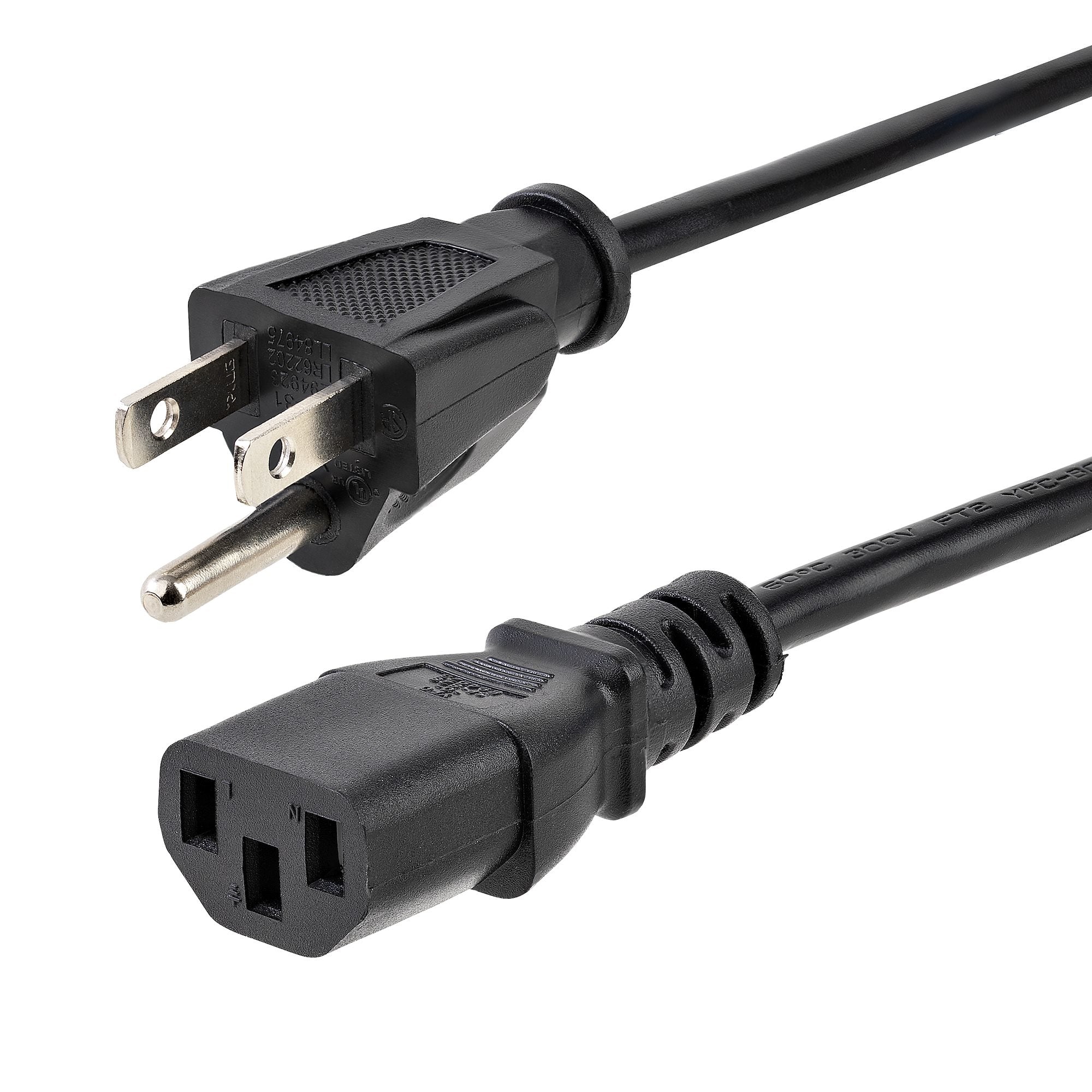 Startech.Com 6 Ft Standard Computer Power Cord - Nema5-15P To C13 - 10 Pack