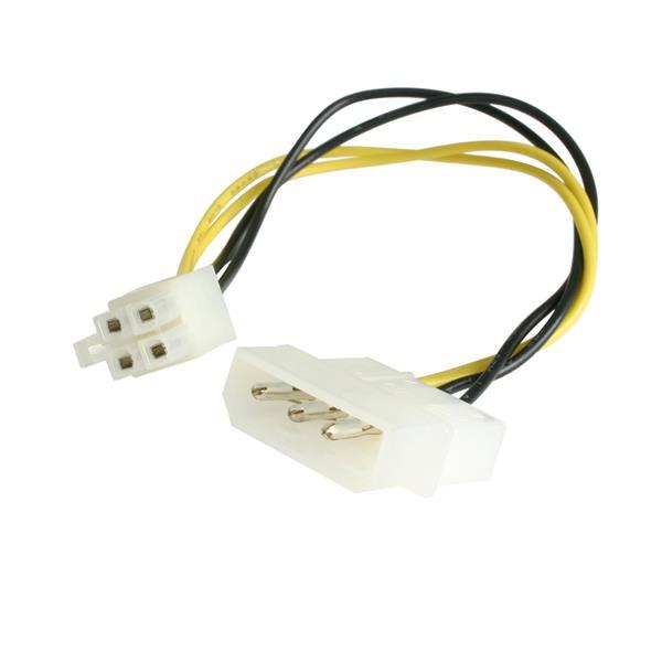 Startech.Com 6In Lp4 To P4 Auxiliary Power Cable Adapter