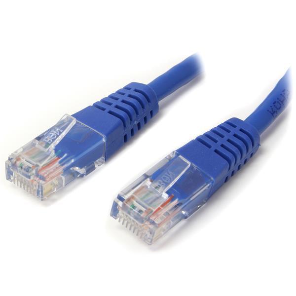 Over Molded Rj45 Startech.Com 8 Ft Cat5E Blue Molded Rj45 Utp Cat 5E Patch M45PATCH8BL