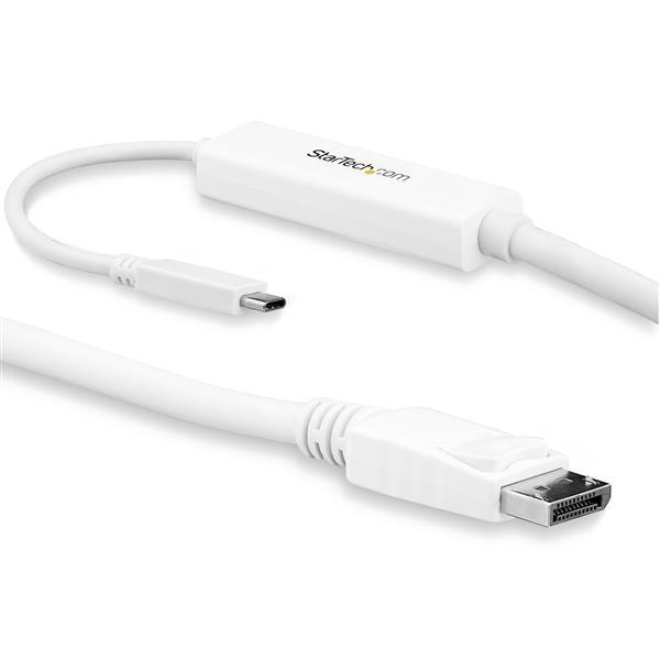 Startech.Com 9.8 Ft. (3 M) Usb-C To Displayport Cable - 4K 60Hz - White