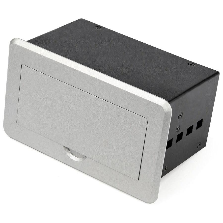 StarTech.com Conference Table Connectivity Box for 4K A/V - TAA BOX4HDECP2