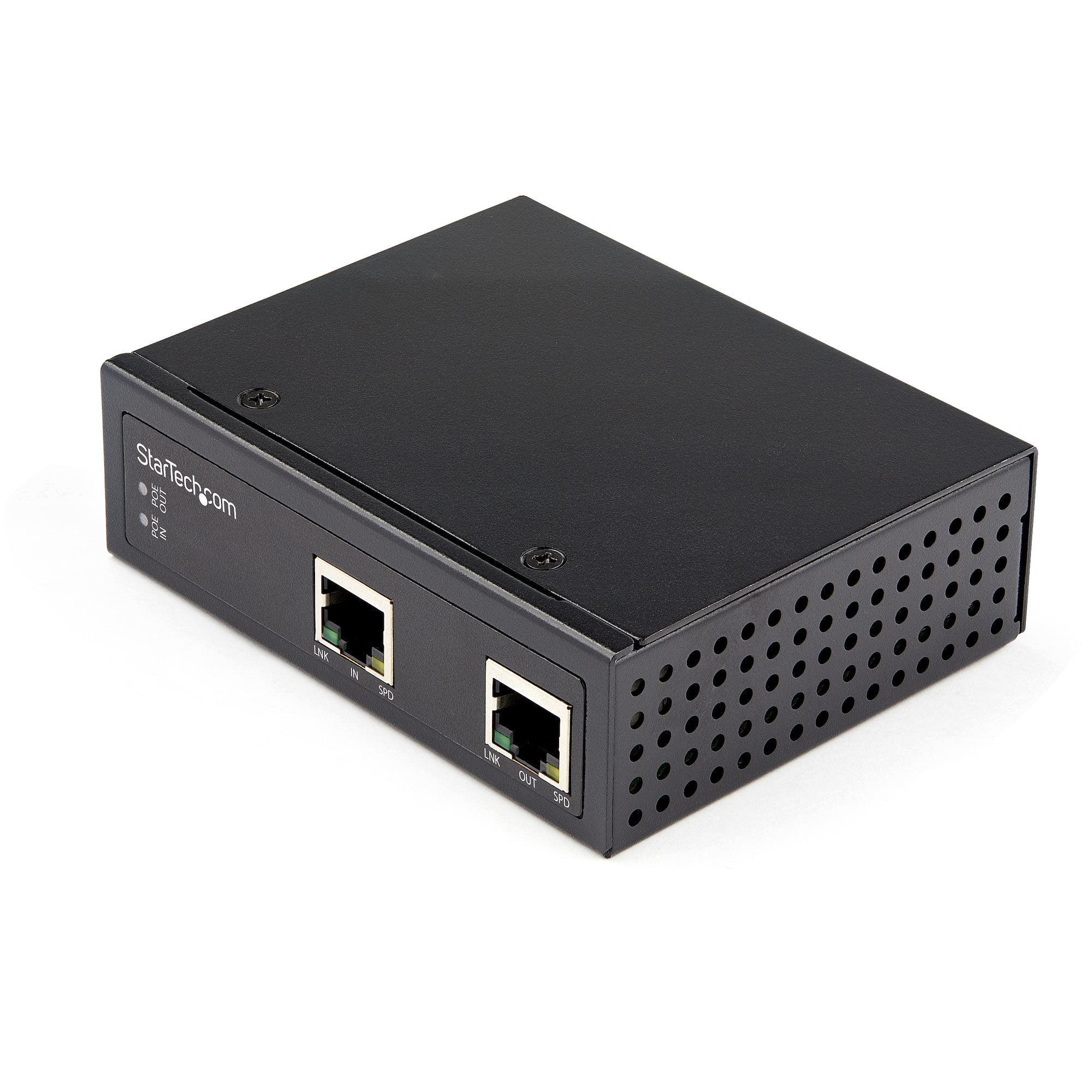 Startech.Com Industrial Single Port Gigabit Poe Extender - 60W 802.3Bt Poe /Poe+/ Poe++ - 100M/