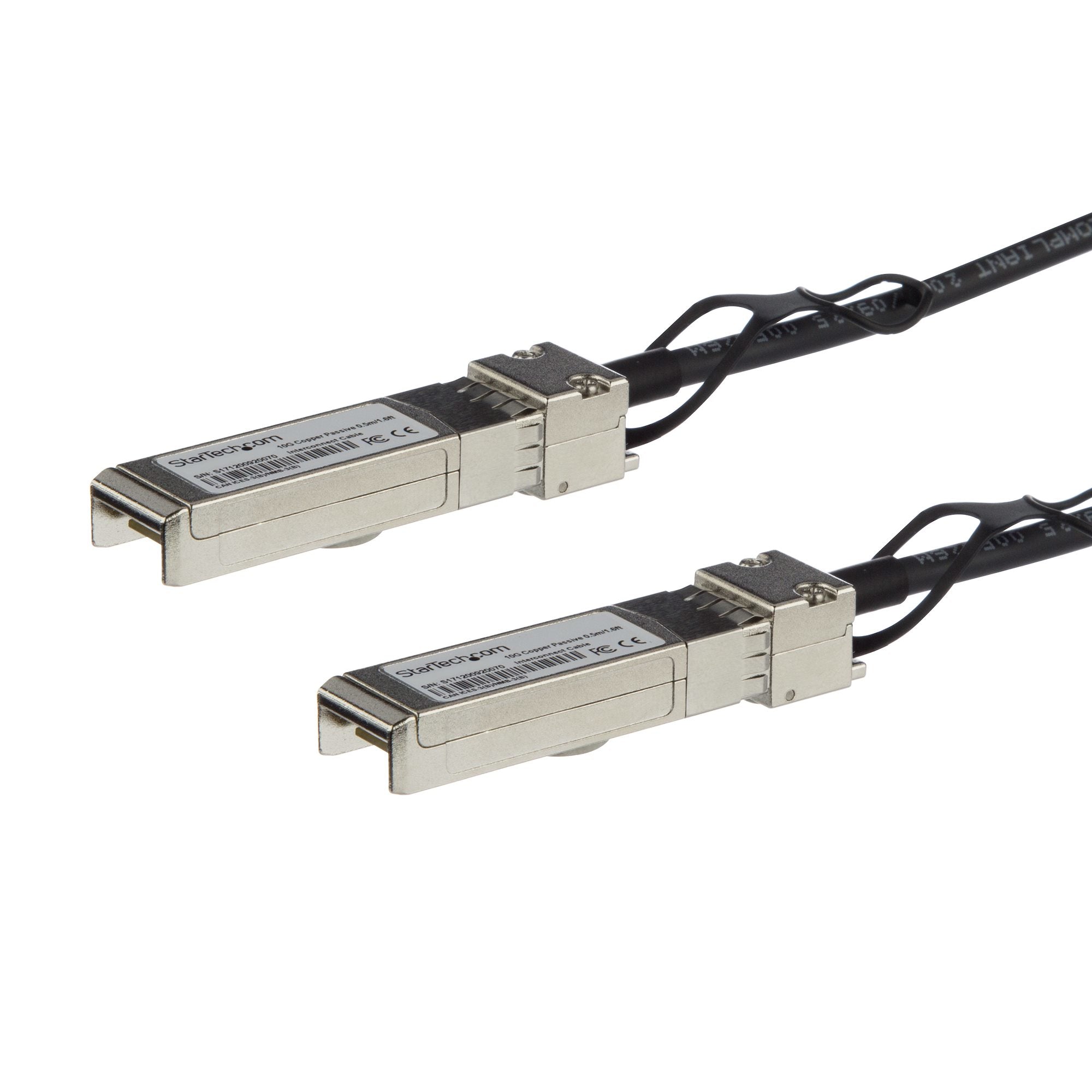 Startech.Com Msa Uncoded Compatible 3M 10G Sfp+ To Sfp+ Direct Attach Breakout Cable Twinax - 10 Gbe