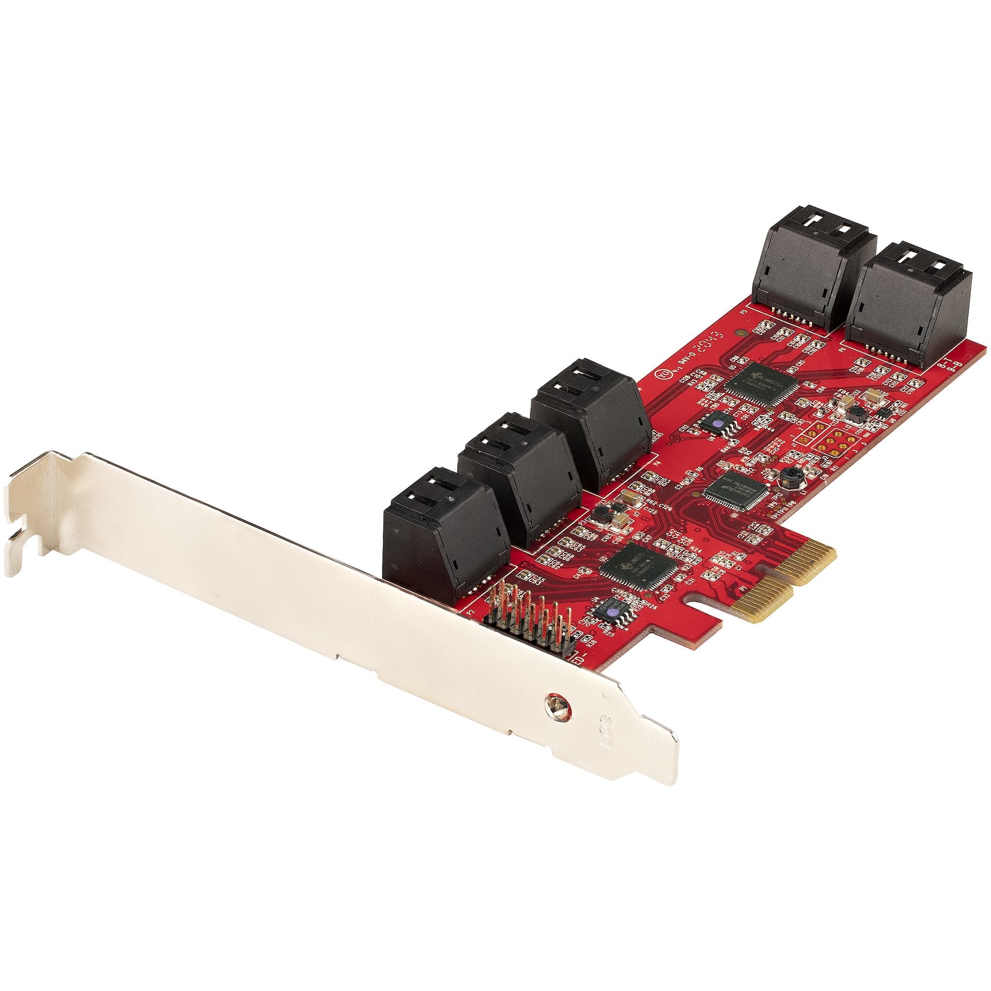 Startech.Com Sata Pcie Card - 10 Port Pcie Sata Expansion Card - 6Gbps - Low Profile Bracket - 10
