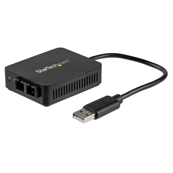 Startech.Com Usb 2.0 To Fiber Optic Converter - 100Basefx Sc