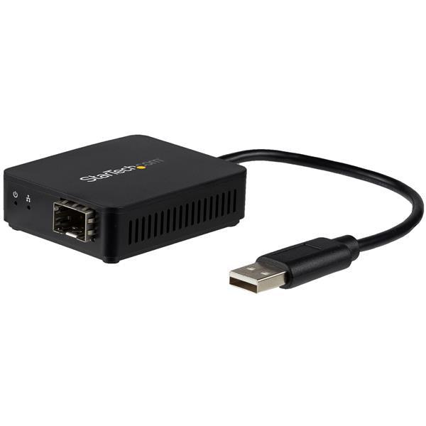 Startech.Com Usb 2.0 To Fiber Optic Converter - Open Sfp