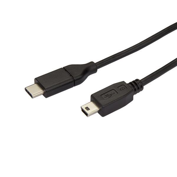 Startech.Com Usb-C To Mini-Usb Cable - M/M - 2 M (6 Ft.) - Usb 2.0