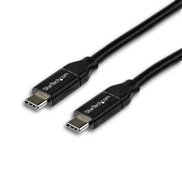 Startech.Com Usb-C To Usb-C Cable W/ 5A Pd - M/M - 2 M (6 Ft.) - Usb 2.0 - Usb-If Certified