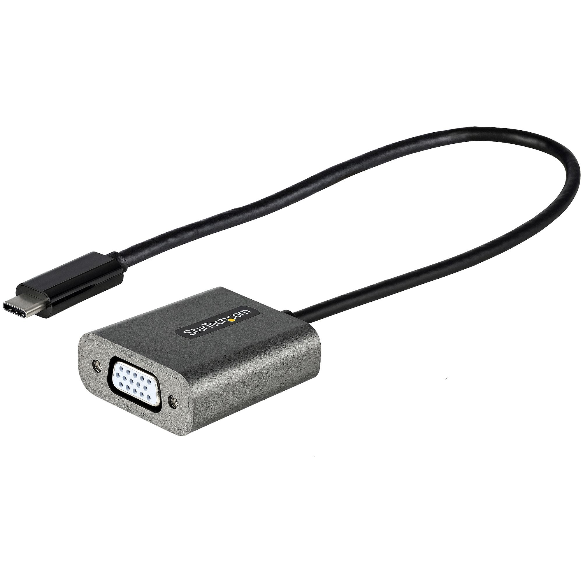 Startech.Com Usb C To Vga Adapter - 1080P Usb Type-C To Vga Adapter Dongle - Usb-C (Dp Alt Mode)