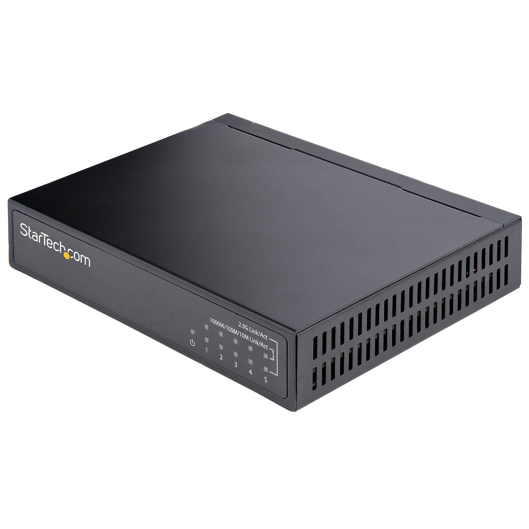 Startech.Com Unmanaged 2.5G Switch - 5 Port Gigabit Switch - 2.5Gbase-T Unmanaged Switch - Network