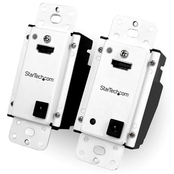 Startech.Com Wall Plate Hdmi Over Cat5 Extender With Power Over Cable  1080P  165Ft (50M)
