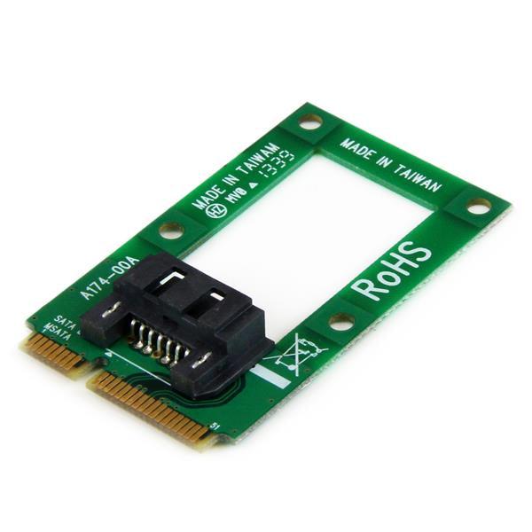 Startech.Com Msata To Sata Hdd / Ssd Adapter  Mini Sata To Sata Converter Card