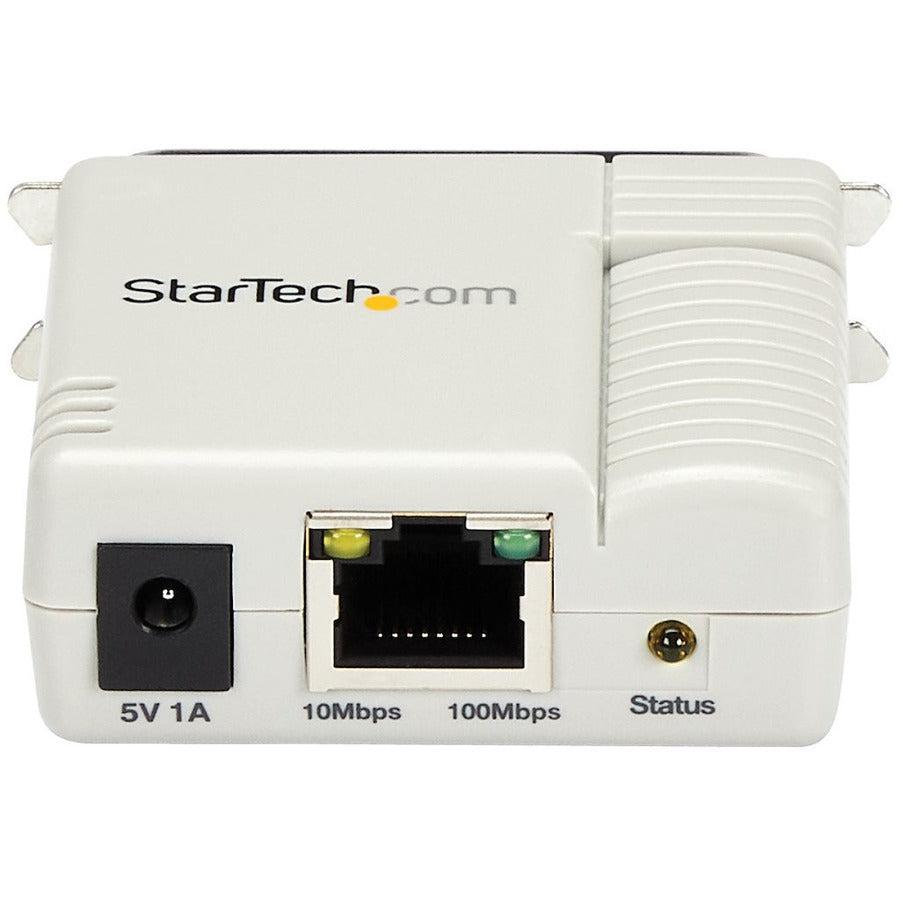 Startech.Com 1 Port 10/100 Mbps Ethernet Parallel Network Print Server