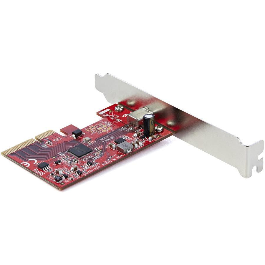 Startech.Com 1-Port Usb 3.2 Gen 2X2 Pcie Card - Usb-C Superspeed 20Gbps Pci Express 3.0 X4 Host