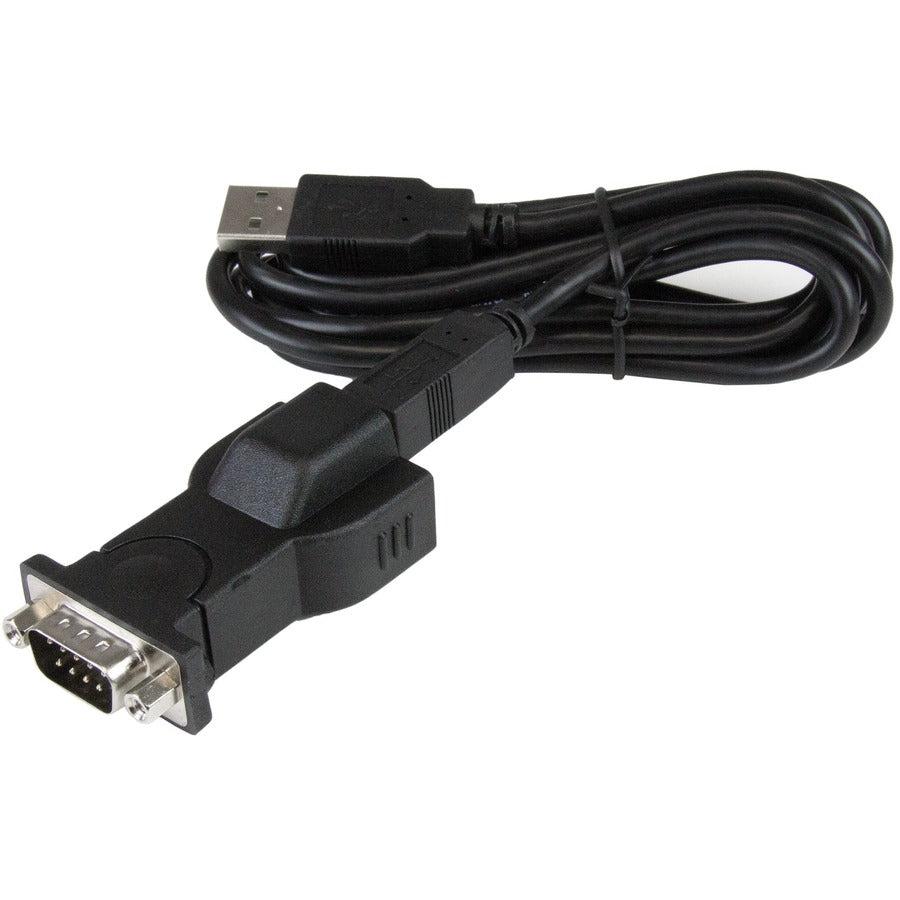 Startech.Com 1 Port Usb To Rs232 Db9 Serial Adapter With Detachable 6Ft Usb A To B Cable